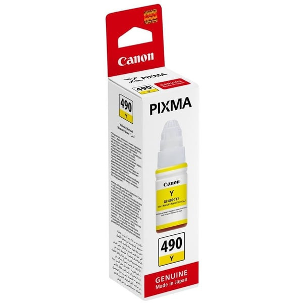 Canon GI490Y Suitable for Pixma G1400 Ink Yellow 0666C001 7000 Pages 70 ml GI-490
