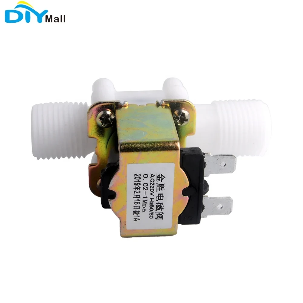 Plastic Electric Solenoid Valve Magnetic DC12V N/C Water Inlet Flow Switch[A-2-6]