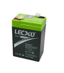 Lecxo LX4.5-4 Rechargeable Sealed Lead-Acid Battery 4V 4.5Ah